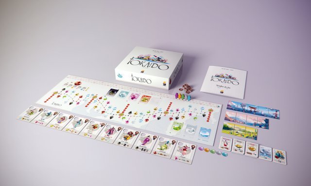 Tolles Artdesign und einer der Verkaufsrenner auf der Brettspielmesse in Essen: Tokaido. Tolles Artdesign und einer der Verkaufsrenner auf der Brettspielmesse in Essen: Tokaido.