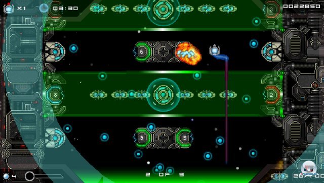 Unter Zeitdruck wird die R-Taste wichtig: Mit ihr beschleunigt man das Scrolling und meistert Levels in Rekordzeit.