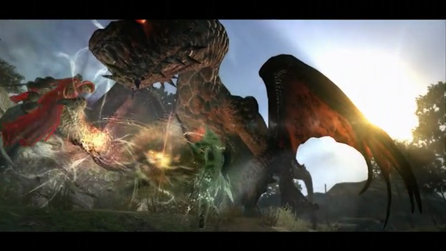 Drachen-Spielszenen